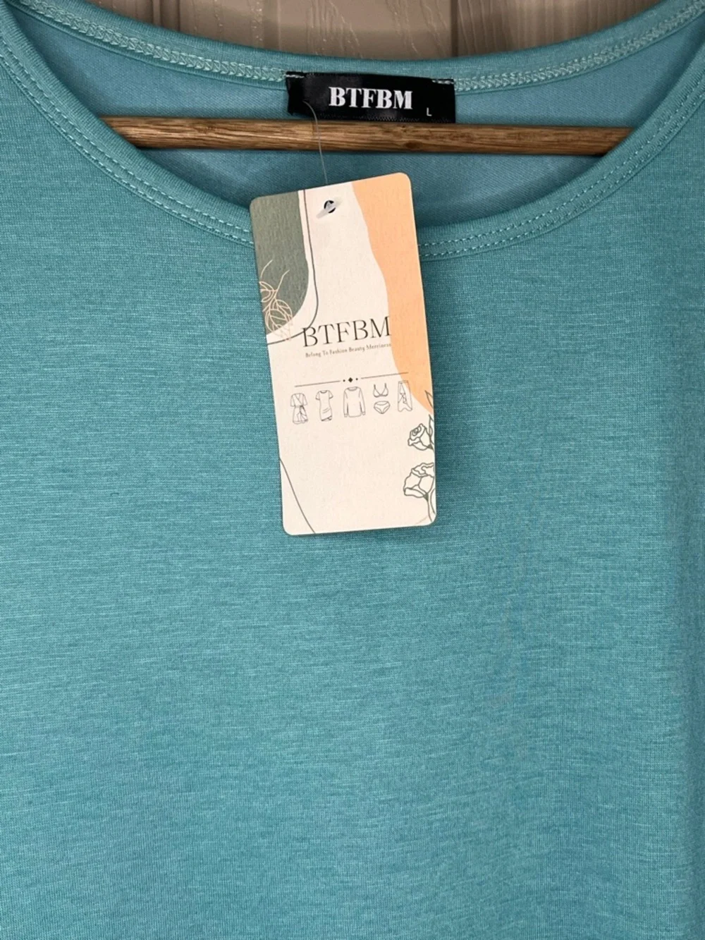 BTFBM Women's Dress Soft Stretch BodyCon w/ Ruched Side Sleeveless Large - Picture 4 of 6